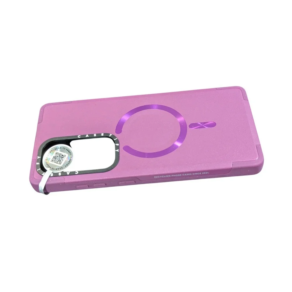 Oo6U‎ CASETiFY Force Case w/ Magsafe for Samsung Galaxy S25 ULTRA Mulberry USED